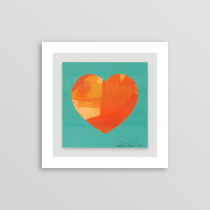 Cuadro • Corazón Naranja